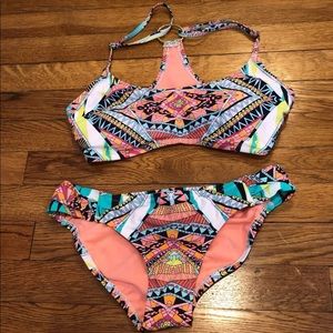 Jessica Simpson Aztec Bikini Set - small